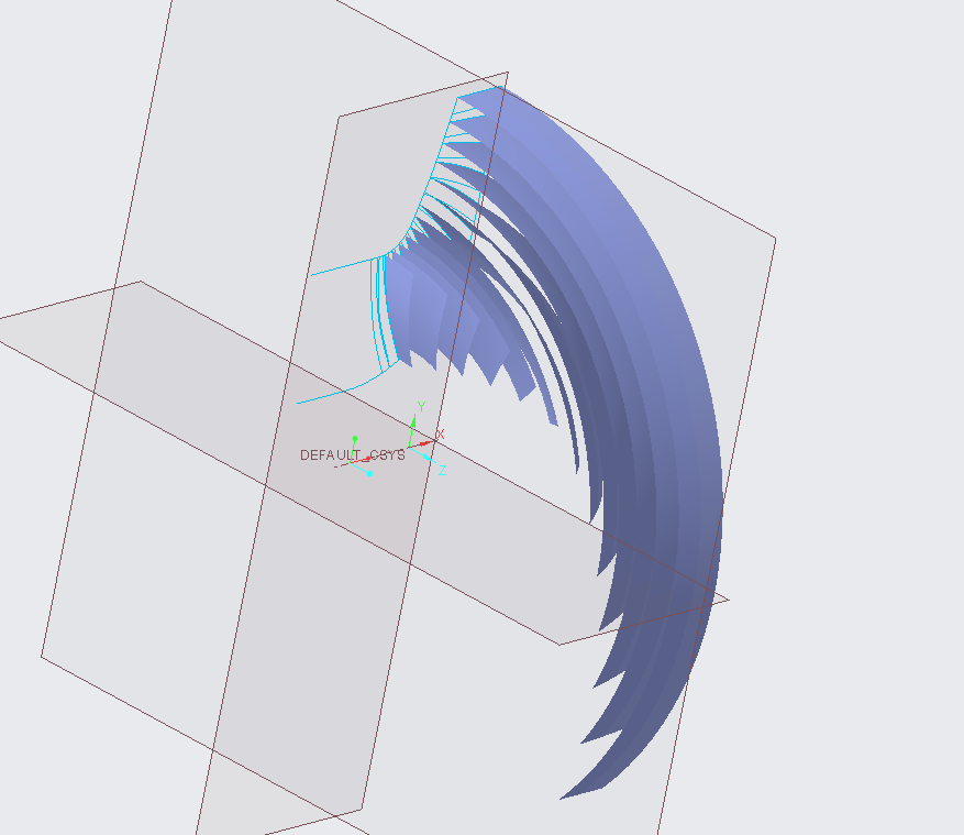 离心泵扭曲叶片的画法2